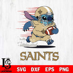 New Orleans Saints Stitch Run Football SVG DXF EPS PNG FILE, NFL File Cut, Digital Download,Instant Download, Silhouette, Cricut