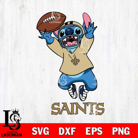 New Orleans Saints Stitch Sport Football SVG DXF EPS PNG FILE, Stitch File Cut,NFL Digital Download,Instant Download, Silhouette
