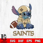 New Orleans Saints Stitch with a football SVG DXF EPS PNG FILE, NFL File Cut, Digital Download,Instant Download, Silhouette, Cricut