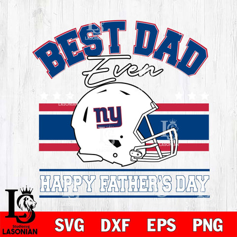 New York Giants Best Dad Ever SVG DXF EPS PNG FILE, NFL File Cut,Digital Download,Instant Download, Silhouette