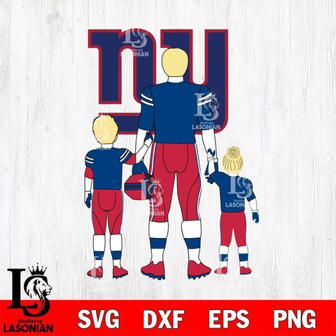 New York Giants Best Dad Ever , father day , DAD NFL 3 Svg Eps Dxf Png File, Digital Download, Instant Download