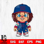 New York Giants Chucky Football Horror Halloween Svg Eps Dxf Png File, Digital Download, Instant Download