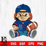 New York Giants Chucky Horror 3 Svg Eps Dxf Png File, NFL svg, Digital Download, Instant Download