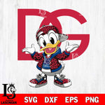 New York Giants Dolce And Gabbana Donald Duck Disney Svg Eps Dxf Png File, Digital Download, Instant Download