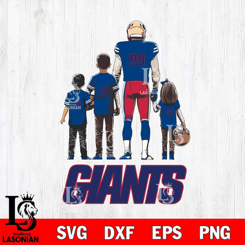 New York Giants Father Football SVG DXF EPS PNG FILE,NFL SVG, Father day Digital Download,Instant Download, Silhouette