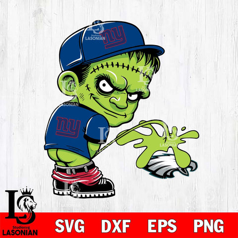 New York Giants Frankenstein Piss On Philadelphia Eagles Svg Eps Dxf Png File, Digital Download, Instant Download