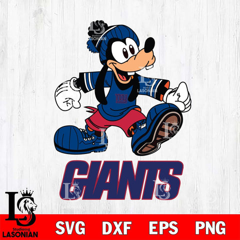 New York Giants Goofy Funny Cricut, NFL SVG DXF EPS PNG FILE, Digital Download,Instant Download, Silhouette