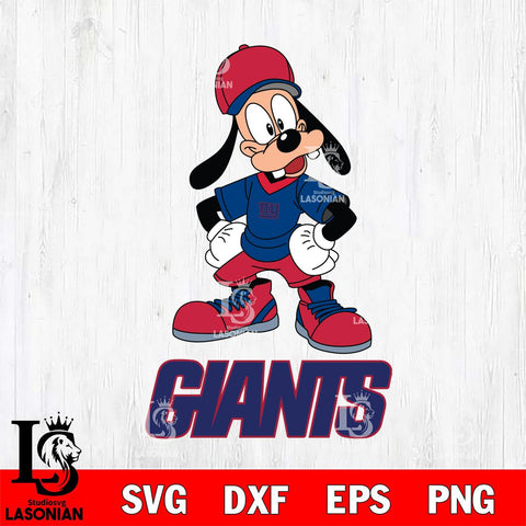 New York Giants Goofy Sport SVG DXF EPS PNG FILE,NFL Cricut ,Football Digital Download,Instant Download, Silhouette