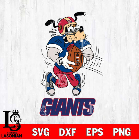 New York Giants Goofy Sport Football SVG DXF EPS PNG FILE,NFL Cricut ,Football Digital Download,Instant Download, Silhouette