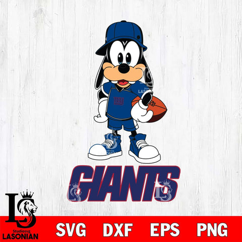 New York Giants Goofy rugby SVG DXF EPS PNG FILE,NFL Cricut ,Football Digital Download,Instant Download, Silhouette