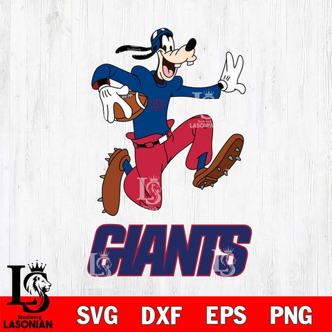 New York Giants Goofy rugby Sport SVG DXF EPS PNG FILE,NFL Cricut ,Football Digital Download,Instant Download, Silhouette