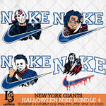 New York Giants Halloween NFL Bundle 4 Svg Eps Dxf Png File, Digital Download, Instant Download