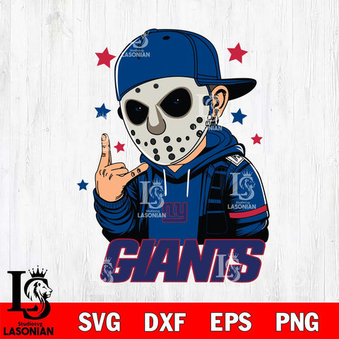 New York Giants Jason Voorhees Horror 9 Svg Eps Dxf Png File, NFL svg, Digital Download, Instant Download
