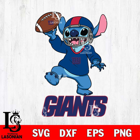 New York Giants Lilo and stitch Sport SVG DXF EPS PNG FILE, Stitch File Cut,NFL Digital Download,Instant Download, Silhouette