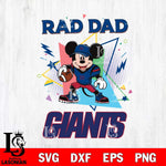New York Giants Mickey Mouse Sport Rad Dad SVG DXF EPS PNG FILE, Disney Father day File Cut,Digital Download,Instant Download,Disney Svg Files