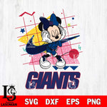New York Giants Minnie Mouse Dancing SVG DXF EPS PNG FILE, Disney Father day File Cut,Digital Download,Instant Download,Disney Svg Files