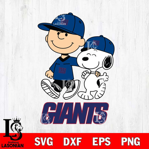 New York Giants Peanuts Snoopy Friends SVG DXF EPS PNG FILE,Snoopy File Cut, Nfl Digital Download,Instant Download, Silhouette