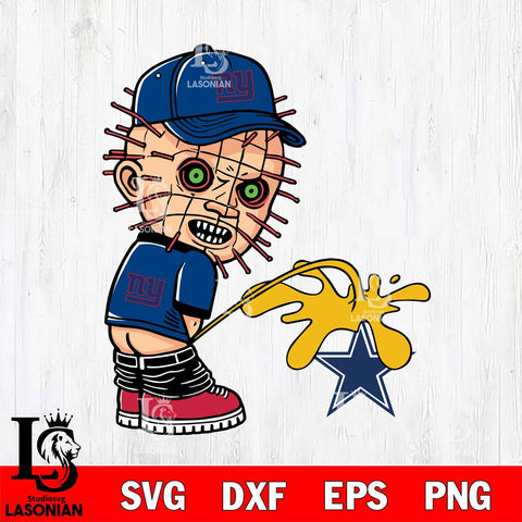 New York Giants Pinhead Piss On Dallas Cowboys Svg Eps Dxf Png File, Digital Download, Instant Download