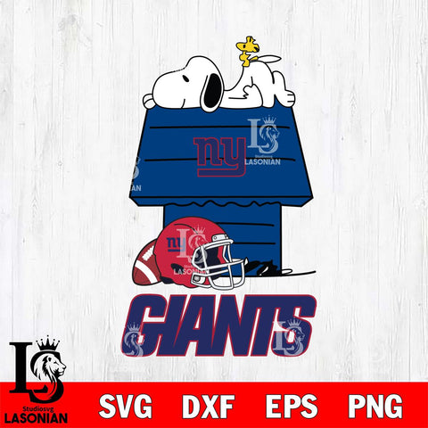 New York Giants Snoopy Chill Football SVG DXF EPS PNG FILE,Snoopy File Cut, Nfl Digital Download,Instant Download, Silhouette