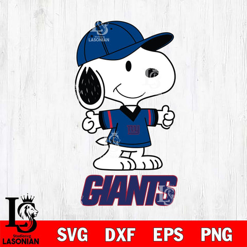 New York Giants Snoopy football SVG DXF EPS PNG FILE,Snoopy File Cut, Nfl Digital Download,Instant Download, Silhouette