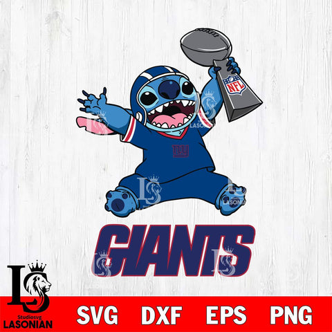 New York Giants Stitch Champion SVG DXF EPS PNG FILE, Stitch File Cut,NFL Digital Download,Instant Download, Silhouette