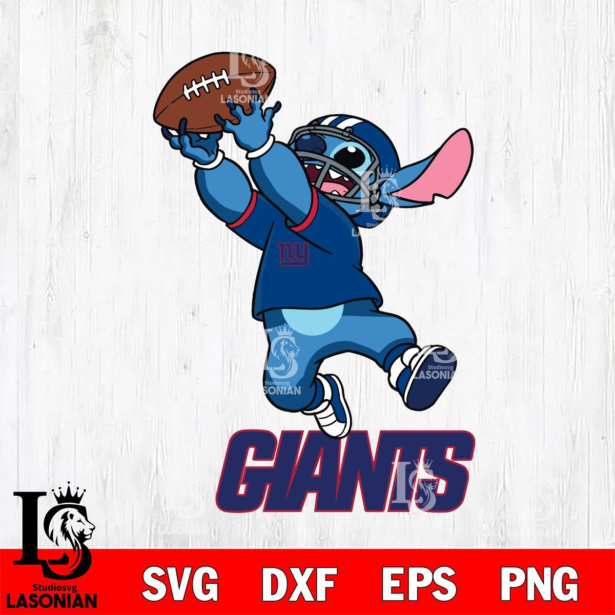 New York Giants Stitch Rugby Ball – lasoniansvg