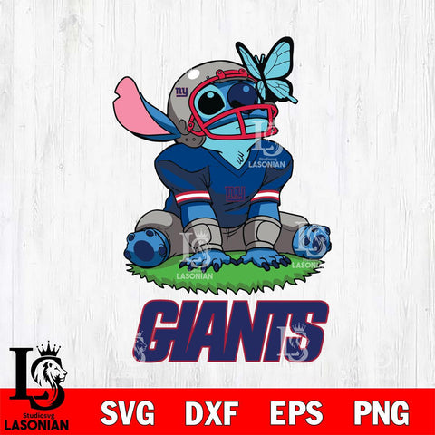 New York Giants Stitch Rugby Ball Sport SVG DXF EPS PNG FILE, Stitch File Cut,NFL Digital Download,Instant Download, Silhouette