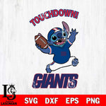 New York Giants Stitch Touchdown SVG DXF EPS PNG FILE, NFL File Cut, Digital Download,Instant Download, Silhouette, Cricut