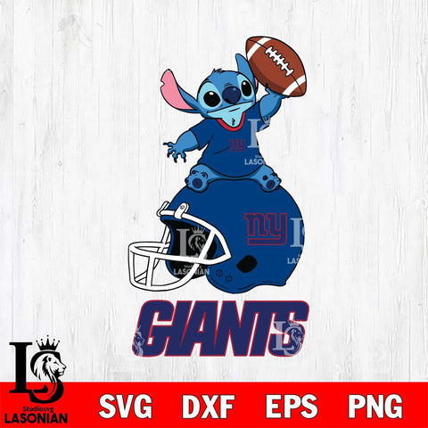 New York Giants Stitch helmet football SVG DXF EPS PNG FILE, Stitch File Cut,NFL Digital Download,Instant Download, Silhouette