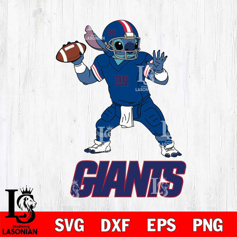New York Giants Stitch throw the ball SVG DXF EPS PNG FILE, NFL File Cut, Digital Download,Instant Download, Silhouette, Cricut
