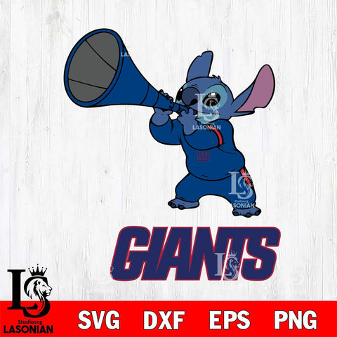 New York Giants Stitch vuvuzela SVG DXF EPS PNG FILE, NFL File Cut, Digital Download,Instant Download, Silhouette, Cricut