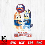 New York Islanders Bluey Chilli Dance Svg Eps Dxf Png File, Digital Download, Instant Download
