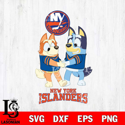 New York Islanders Bluey Chilli Dance Svg Eps Dxf Png File, Digital Download, Instant Download