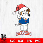 New York Islanders Christmas Bluey Jack Sport Svg, Christmas Svg , NHL svg , Digital Download, dxf eps png pdf file