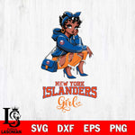 New York Islanders Fashion Black Fan Girl Betty Boop, Svg Eps Dxf Png File, Digital Download