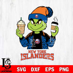 New York Islanders Grinch 2 coffee Svg Eps Dxf Png File, Digital Download, Instant Download