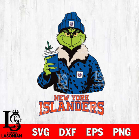 New York Islanders Grinch Leopard Svg Eps Dxf Png File, Digital Download, Instant Download