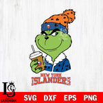 New York Islanders Grinch hat Svg Eps Dxf Png File, Digital Download, Instant Download