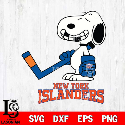 New York Islanders Snoopy NHL Hockey SVG DXF EPS PNG FILE,NHL File Cut,Disney Digital Download,Instant Download, Silhouette