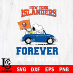 New York Islanders Snoopy and Charlie Brown Car Svg Eps Dxf Png File, Digital Download , Instant Download, Svg Files