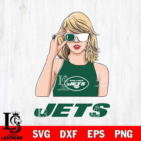 New York Jets And Taylor Swift Fan Svg Eps Dxf Png File, Digital Download, Instant Download