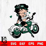 New York Jets Betty Boop And Badass Motor Svg Eps Dxf Png File, Digital Download, Instant Download