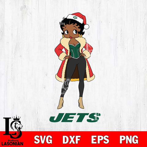 New York Jets Betty Boop Queen File Cut, NFL SVG DXF EPS PNG PDF File, Digital Download , Criucut , Silhouette