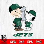 New York Jets Charlie Brown and Snoopy Champions Svg Eps Dxf Png File, NFL svg , Digital Download , Instant Download, Cricut File