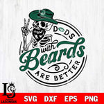New York Jets Dad With Beard Are Better Svg Eps Dxf Png File, Digital Download, Instant Download