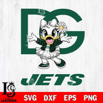 New York Jets Dolce And Gabbana Daisy Duck Disney Svg Eps Dxf Png File, Digital Download, Instant Download
