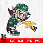 New York Jets Dracula Piss On New England Patriots Svg Eps Dxf Png File, Digital Download, Instant Download