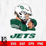 New York Jets Father And Child Rugby SVG DXF EPS PNG FILE,NFL SVG, Father day Digital Download,Instant Download, Silhouette