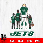 New York Jets Father Football SVG DXF EPS PNG FILE,NFL SVG, Father day Digital Download,Instant Download, Silhouette