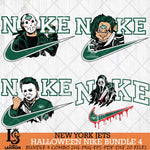 New York Jets Halloween NFL Bundle 4 Svg Eps Dxf Png File, Digital Download, Instant Download